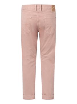 Pantalon Pepe Jeans Callen Crop Rosa Homme