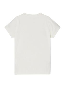 T-Shirt Name It Jesa Blanc pour Fille