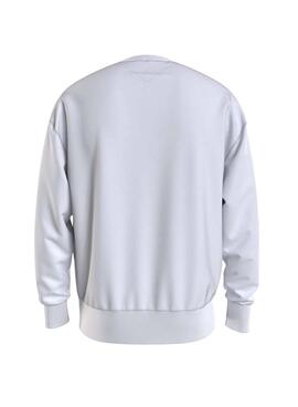 Sweat Tommy Jeans Tonal Entry Blanc Homme