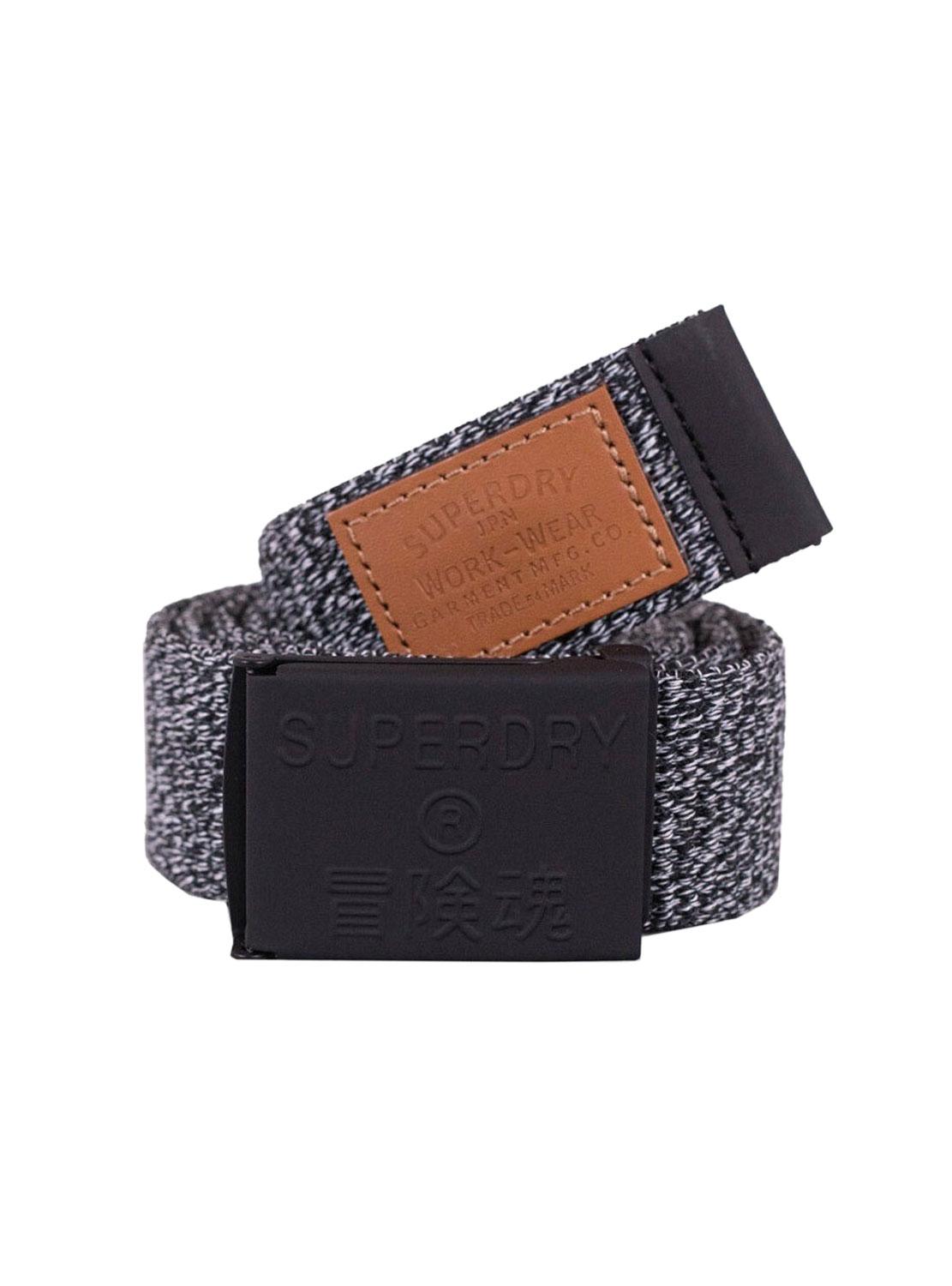 Ceinture Superdry Gwp Webbing Noire pour Homme