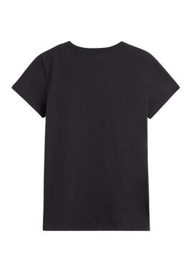 T-Shirt Levis The Perfect 501 Noire pour Femme