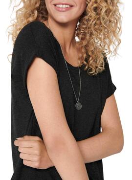 T-Shirt Only Moster Noire pour Femme