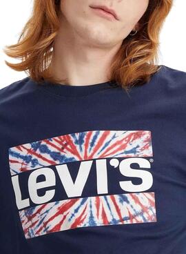 T-Shirt Levis Relaxed Fit Bleu Marine Unisexe