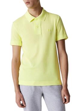 Polo Lacoste Slim Fit Jaune Homme