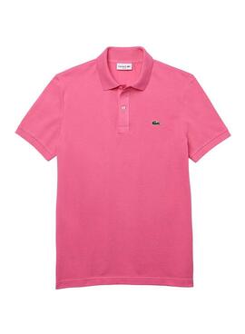 Polo Lacoste Slim Fit Rosa Homme