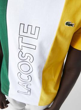 T-Shirt Lacoste Sport Tricolore pour Homme