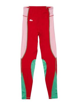 Leggings Lacoste Sport Rouge pour Femme