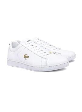 Baskets Lacoste Carnaby Evo Blancs pour Homme