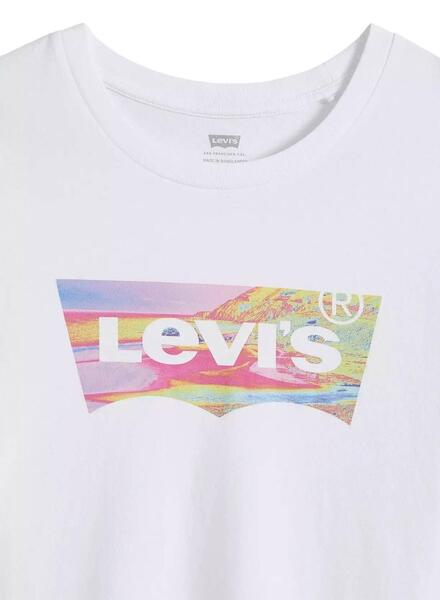 Tee shirt fashion levis rose femme