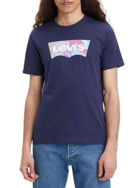T-Shirt Levis Graphic Crewneck Marina Homme