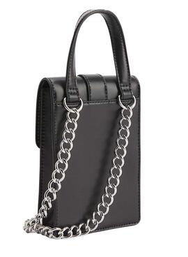 Sac À Bandoulière Tommy Hilfiger pour Mobile Noire Femme