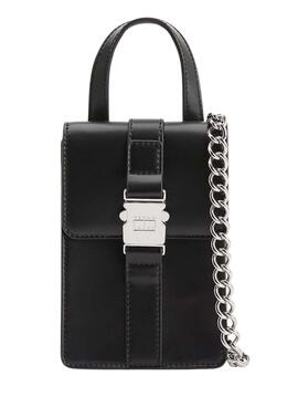 Sac À Bandoulière Tommy Hilfiger pour Mobile Noire Femme
