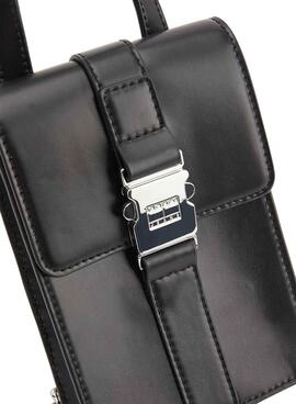 Sac À Bandoulière Tommy Hilfiger pour Mobile Noire Femme
