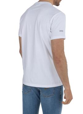 T-Shirt El Pulpo Patch Blanc pour Homme