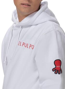 Sweat El Pulpo Triple Icon Blanc pour Homme