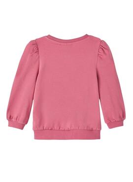 Sweat Name It Snoopy Rose pour Fille