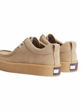 Chaussures Tommy Hilfiger De Daim Beige pour Homme