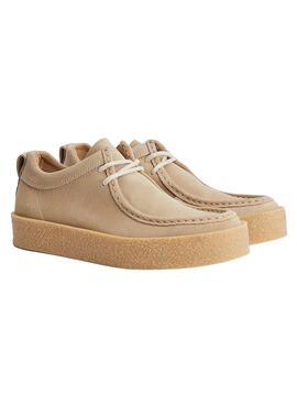 Chaussures Tommy Hilfiger De Daim Beige pour Homme