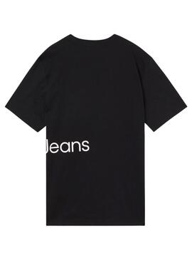 T-Shirt Calvin Klein Institutional Noire pour Hom