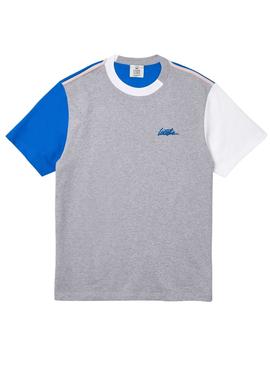 T-Shirt Lacoste Live Gris pour Homme