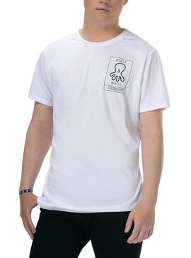 T-Shirt El Pulpo Marshmallow Blanc Para Homme