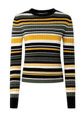 Pull Pepe Jeans Bille Rayures Multicolor Femme