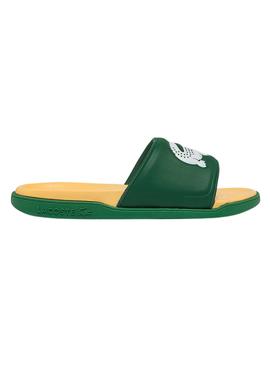 Flip Flops Lacoste Dualiste Vert et Jaune Homme
