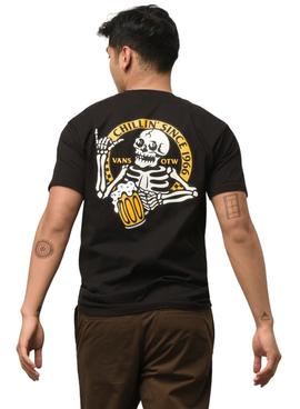 T-Shirt Vans Chillin Since 66 Noire Unisexe