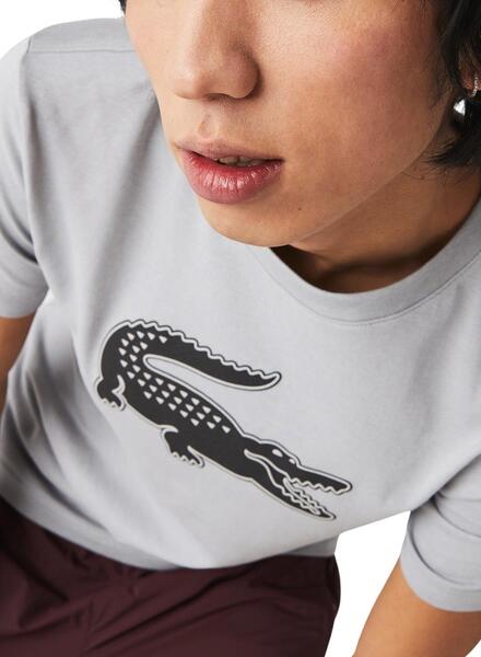 Lacoste crocodile online gris