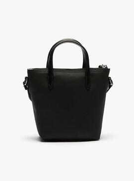 Sac à main Lacoste Petit Piqué Noire pour Femme