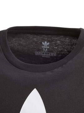 T-Shirt Noir Adidas Trefoil Tee Enfante