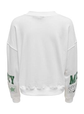 Sweat Only Mickey Blanc pour Femme