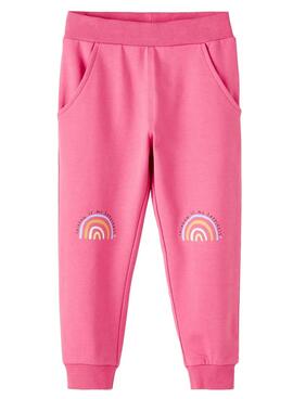Pantalon Name It Larainbow Rosa pour Fille