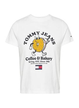 T-Shirt Tommy Jeans Baby bébé Blanc pour Femme