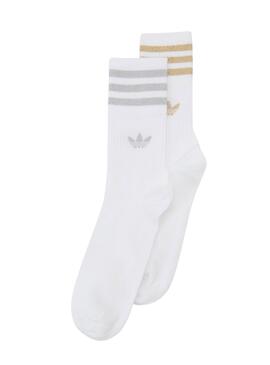 Pack 2 Chaussettes Adidas Blancs pour Homme