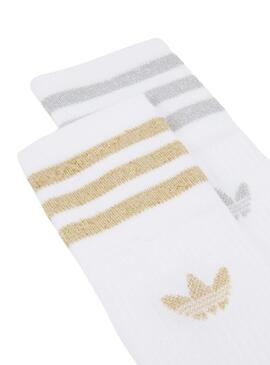 Pack 2 Chaussettes Adidas Blancs pour Homme
