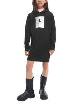 Robe Calvin Klein Sweat Logo Future Noire