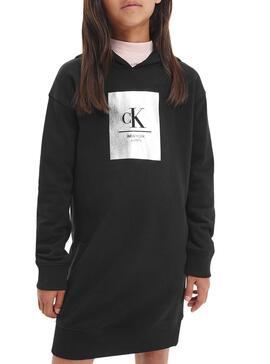 Robe Calvin Klein Sweat Logo Future Noire