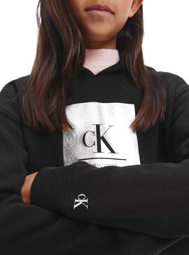 Robe Calvin Klein Sweat Logo Future Noire
