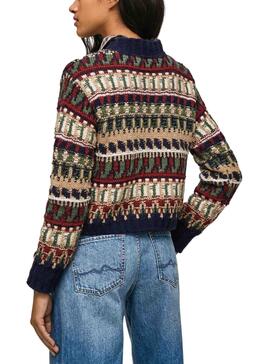 Pull Pepe Jeans Barbara Multicolor pour Femme