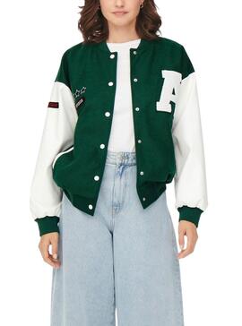 Bomber Only Baby Vert pour Femme