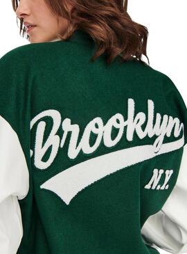Bomber Only Baby Vert pour Femme