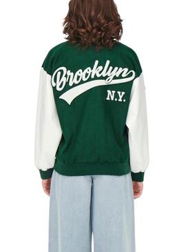 Bomber Only Baby Vert pour Femme