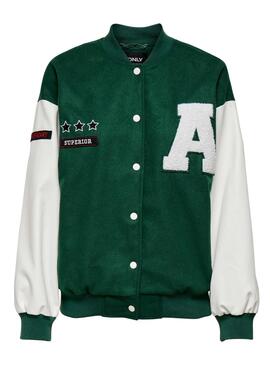 Bomber Only Baby Vert pour Femme