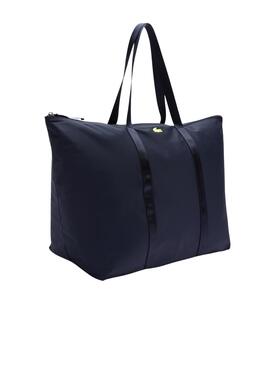 Sac à Main Lacoste XL Izzie Bleu Marine Unisexe