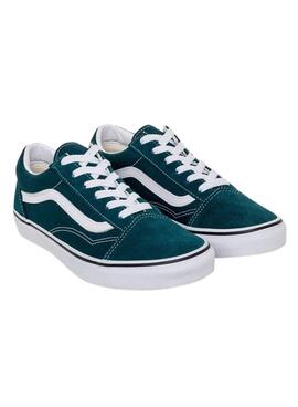 Baskets Vans Old Skool Verts pour Fille et Garçon