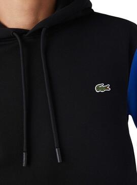 Sweat Lacoste Colorblock Capuche Multicolor