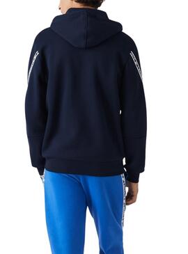 Sweat Lacoste Tapered Active Bleu Marine pour Homme