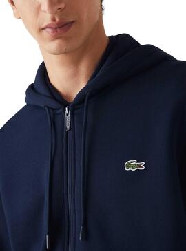 Sweat Lacoste Tapered Active Bleu Marine pour Homme