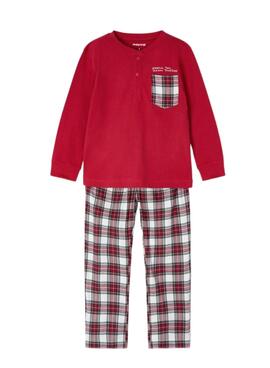 Pyjama Mayoral Cadres Rouge pour Garçon